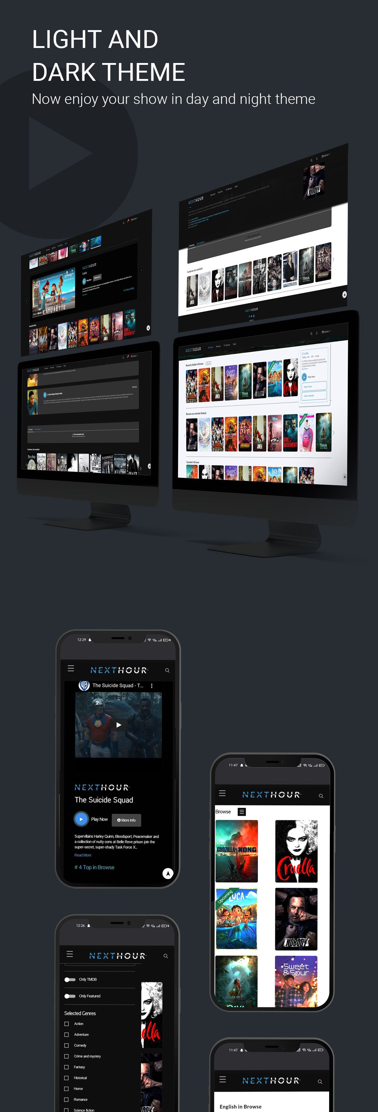 Next Hour - Movie Tv Show & Video Subscription Portal Cms - 21