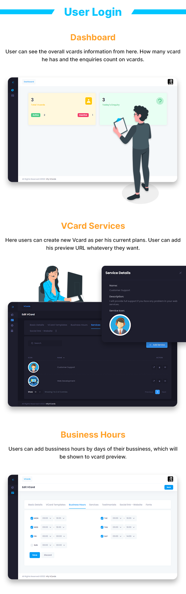 VCard SaaS Digital Business Card Builder SaaS Laravel VCard Saas
