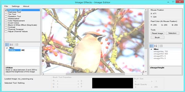 Image Effects - Image Editor - 2