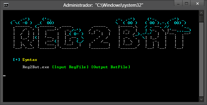 Reg2Bat - Convert registry files (.reg) to Batch (.bat) - 4