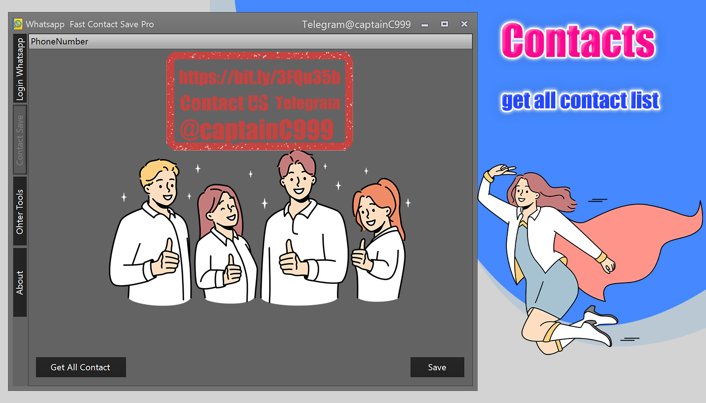 Whatsapp Contacts Bulk Save