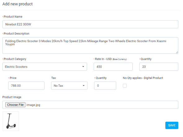 Perfex Shop - eCommerce module to sell Products & Services with POS support and Inventory Management - 3
