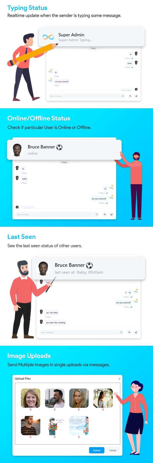 InfyChat Features List
