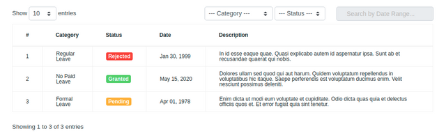 Employee Attendance Management System User Panel