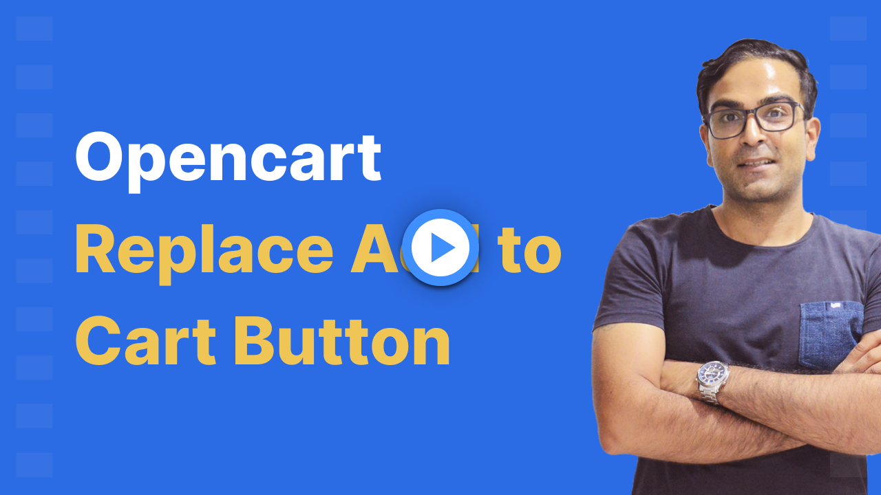 Opencart Replace Add to Cart Button - 1