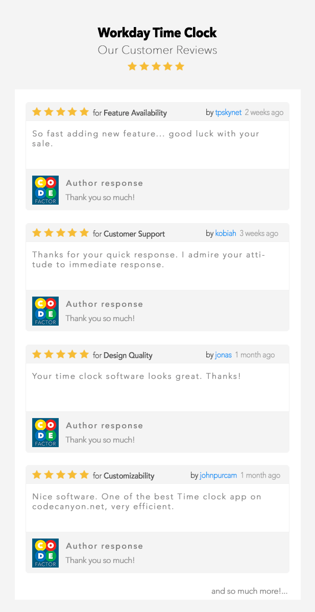 workday time clock customer reviews