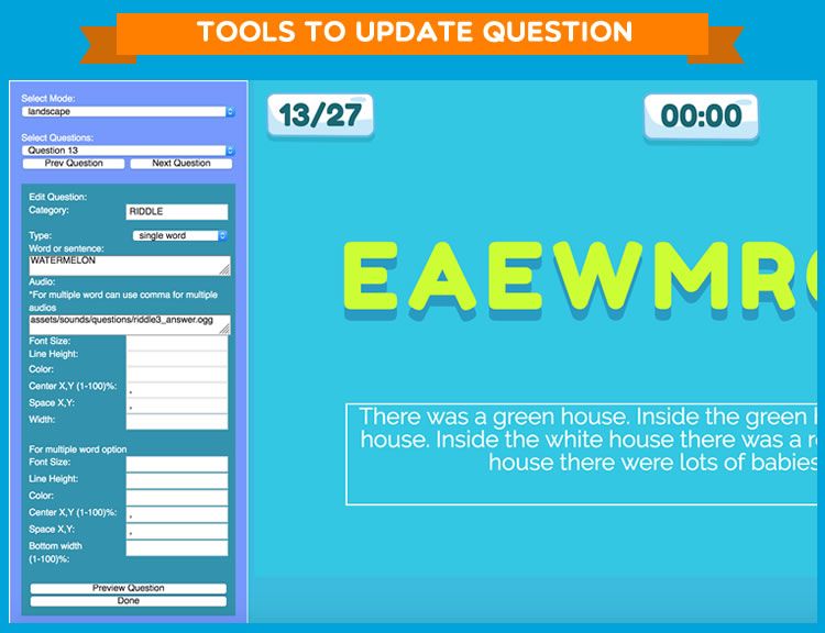 Rearrange Letters 2 - HTML5 Game - 3