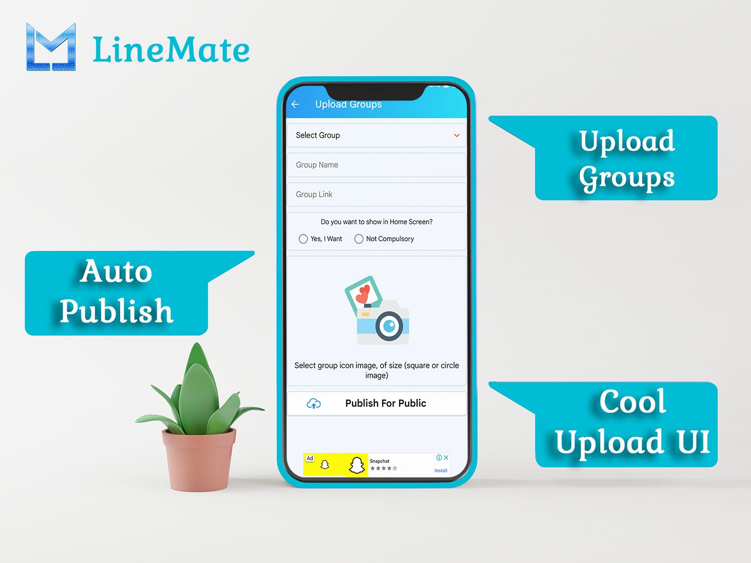LineMate- Unlimited WhatsApp & Telegram Groups Link - 15