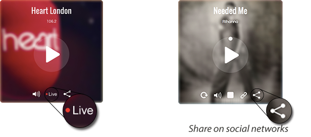jQuery HTML5 Radio Player
