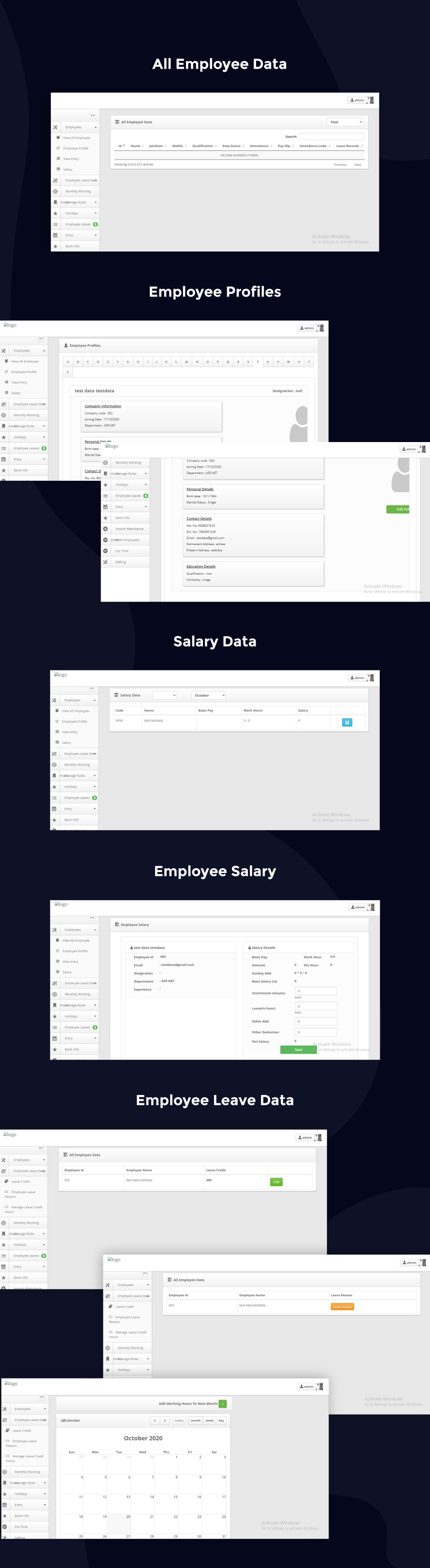 Employee Management System in Asp.net C# MVC - 4