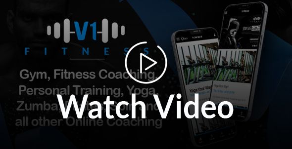 V1 Gym Fitness Personal Health Training Trainer Instructor Online Coaching Class Excercise Booking - 1