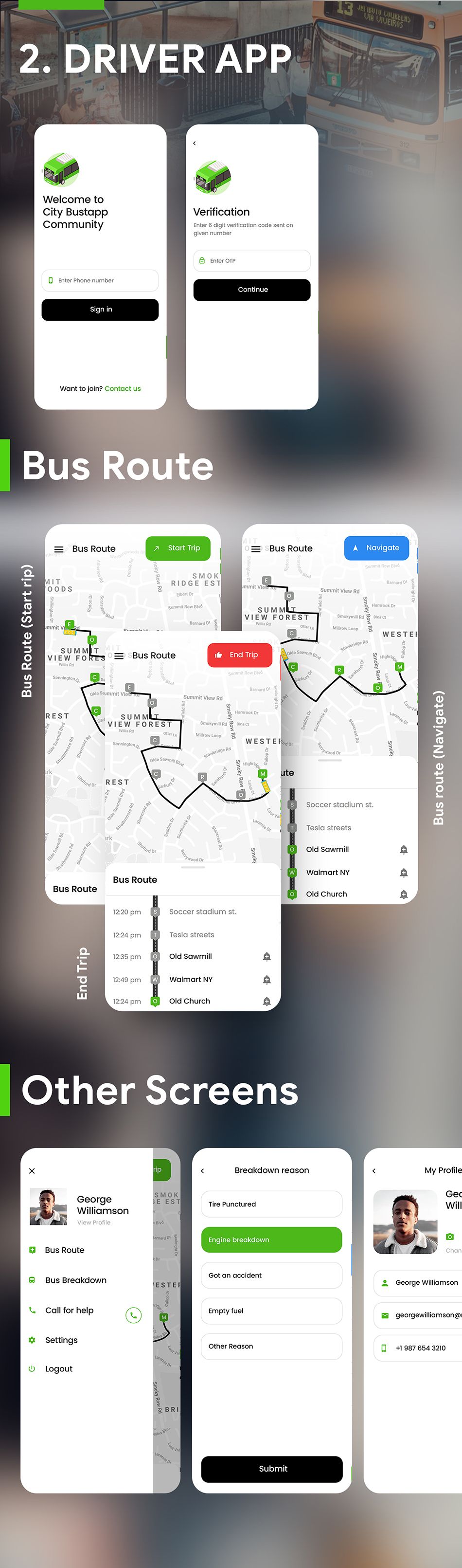 4 App Templates| City Bus Tracking App| Bus Ticket Booking App| City Bus Driver & Rider App| Bustapp - 6