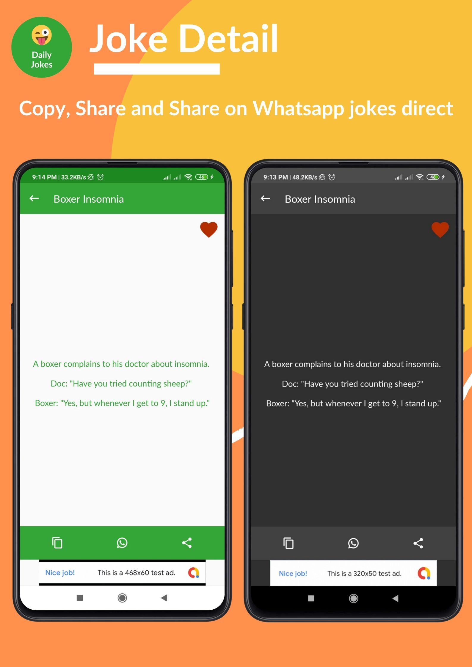 Daily Jokes & Memes Android App (Comedy, Funny, Joke, Memes) + Admob & Fb Ads - 6