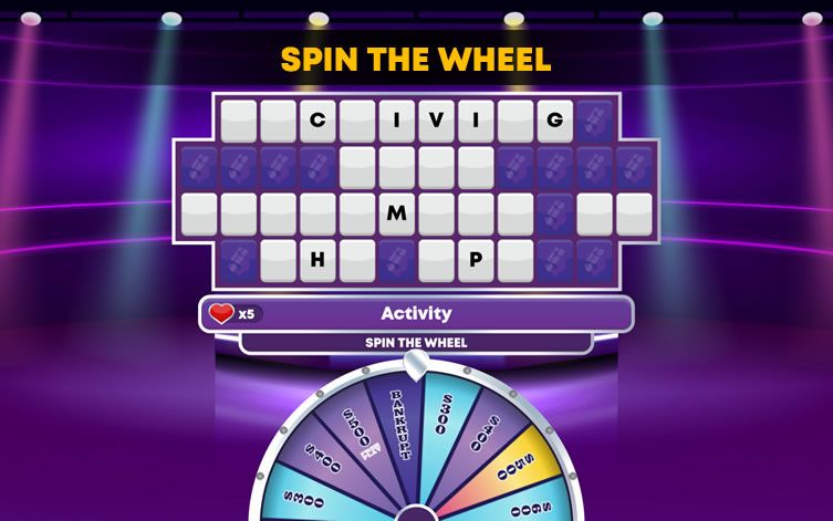 Wheel Of Fortune Quiz - HTML5 Game - 1