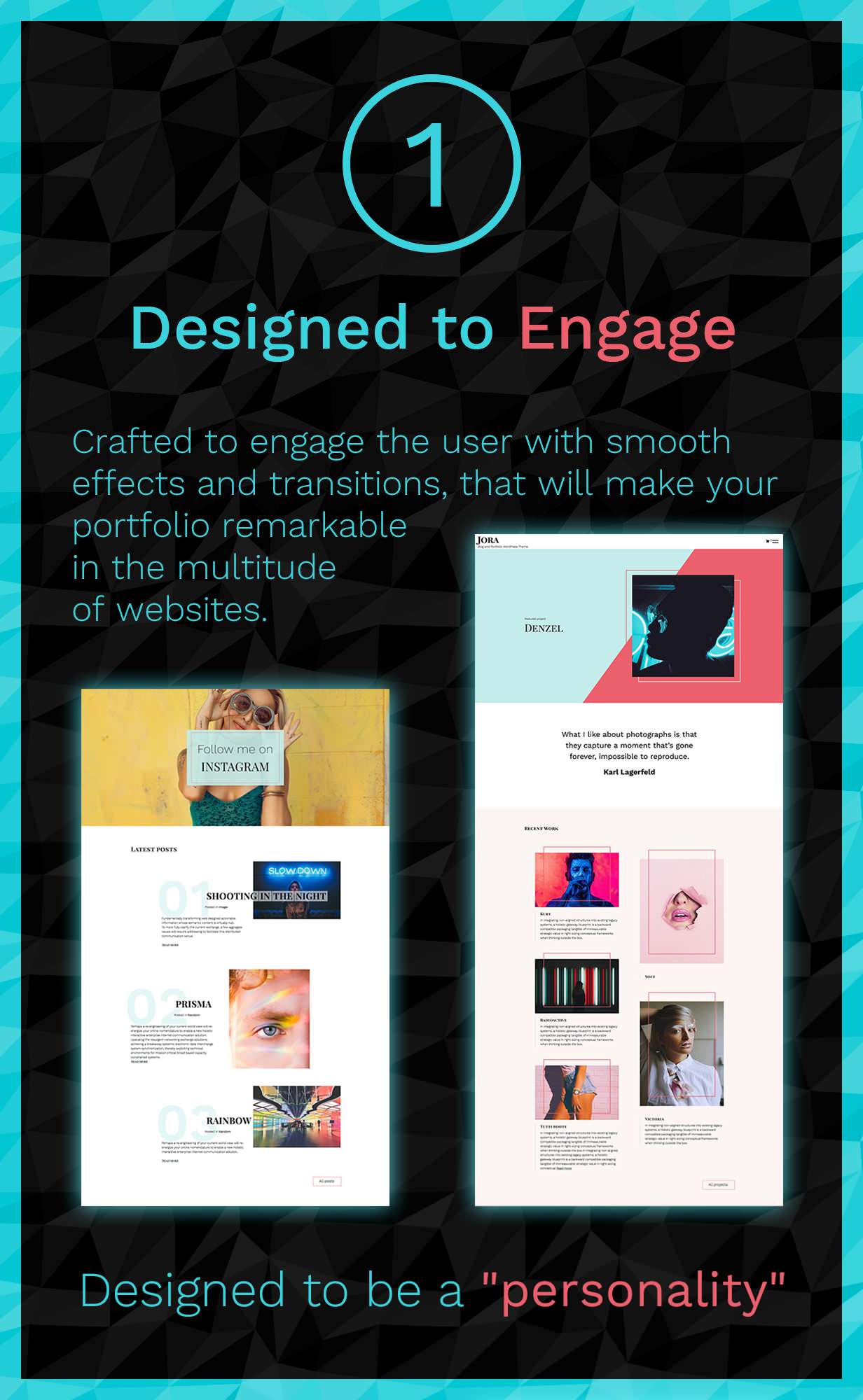 Jora – an Exquisite Portfolio WordPress Theme - 2