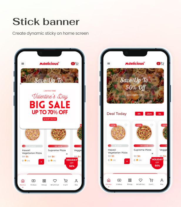 Sticky banner