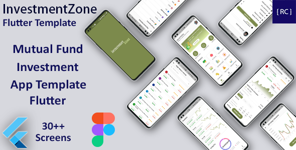 Mutual Fund Investment Template | Trading Android + iOS Template | Flutter 3 | InvestmentZone    