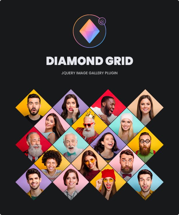 Diamond Grid jQuery Image Gallery Plugin