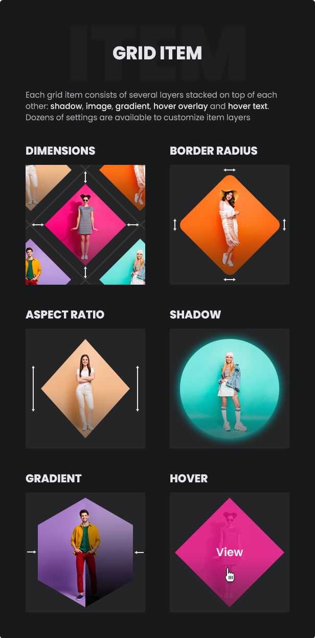 Diamond Grid jQuery Image Gallery Plugin