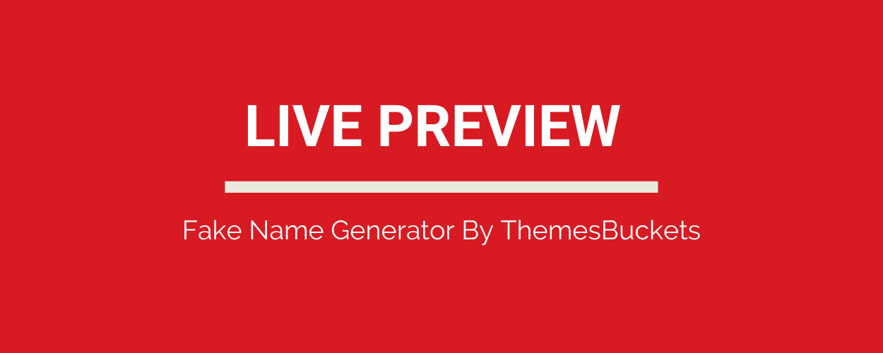 Fake Name Generator Full Production Ready App (Angular 15 & Typescript) - 2