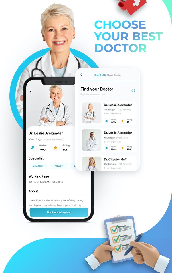 Medi - Doctor Appointment Booking Flutter App UI Template - 4