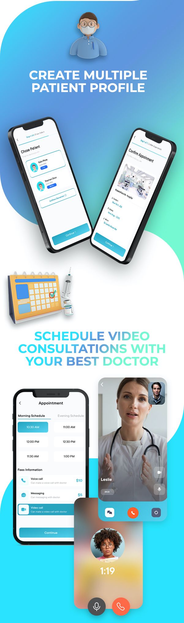 Medi - Doctor Appointment Booking Flutter App UI Template - 7