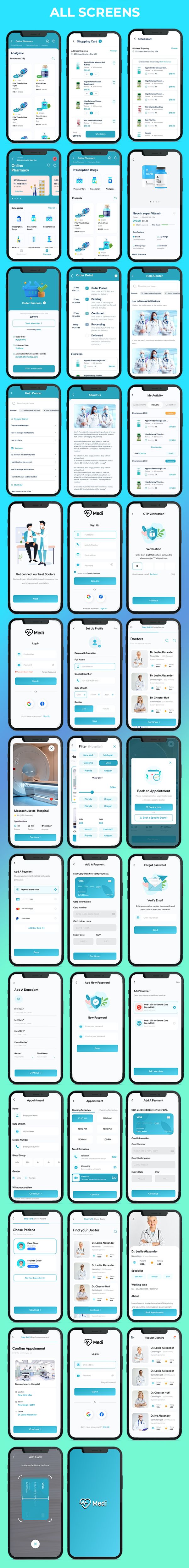 Medi - Doctor Appointment Booking Flutter App UI Template - 8