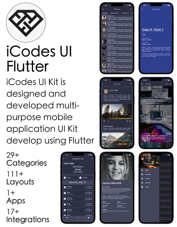 iCodes UI - Flutter - 2