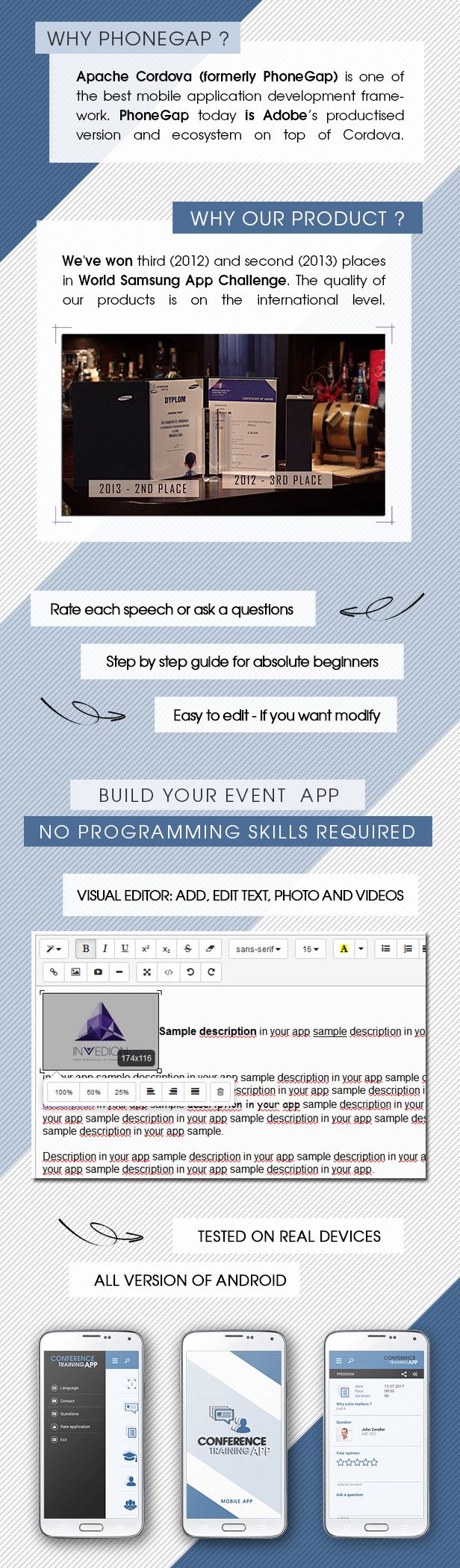 Conference Training App With CMS - Android - 2
