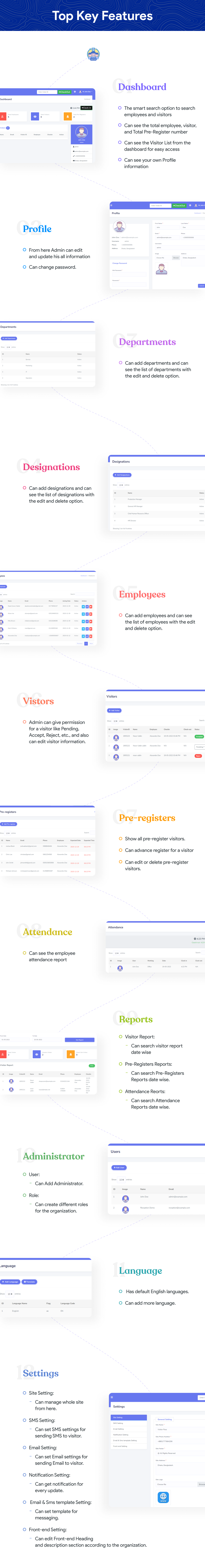 Visitor Pass Management System