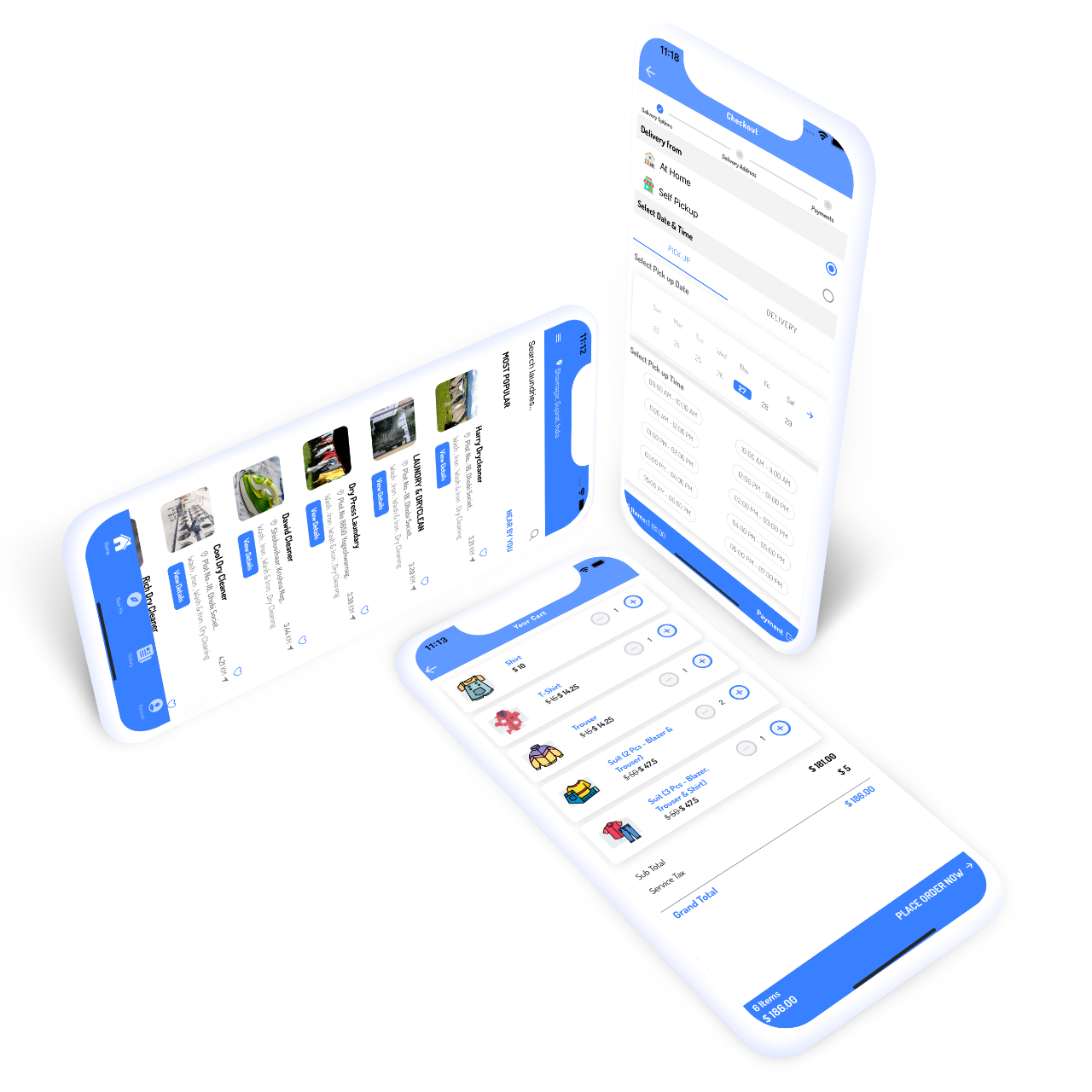 clothes washing and laundry multi-vendor full app solution android + ios (Laundry Wala) Ionic 6 - 1