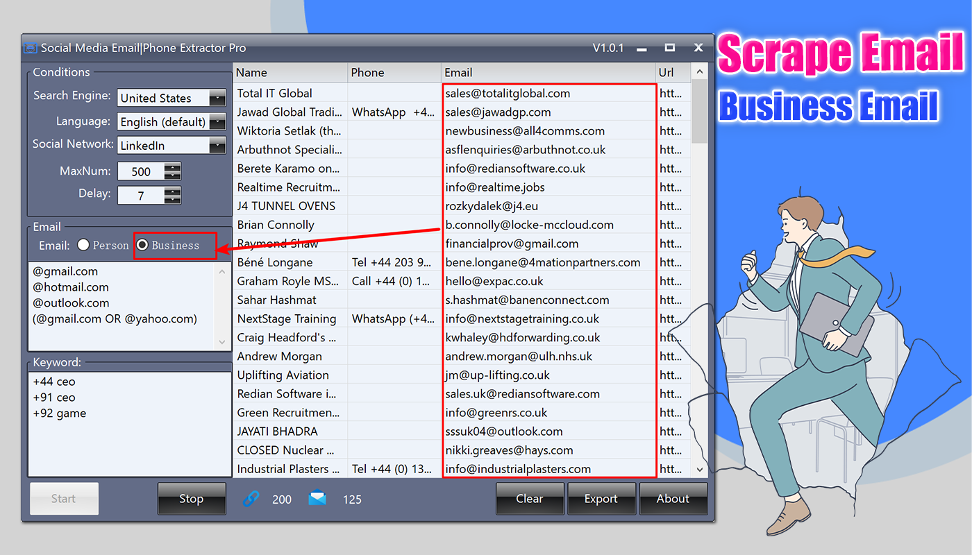 Social Media Emails|Phones|Any Bulk Scrape & Extractor Pro 5.2.2