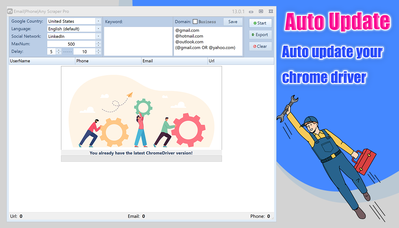 Emails|Phones|Any Bulk Scrape & Extractor Pro 13.1.2