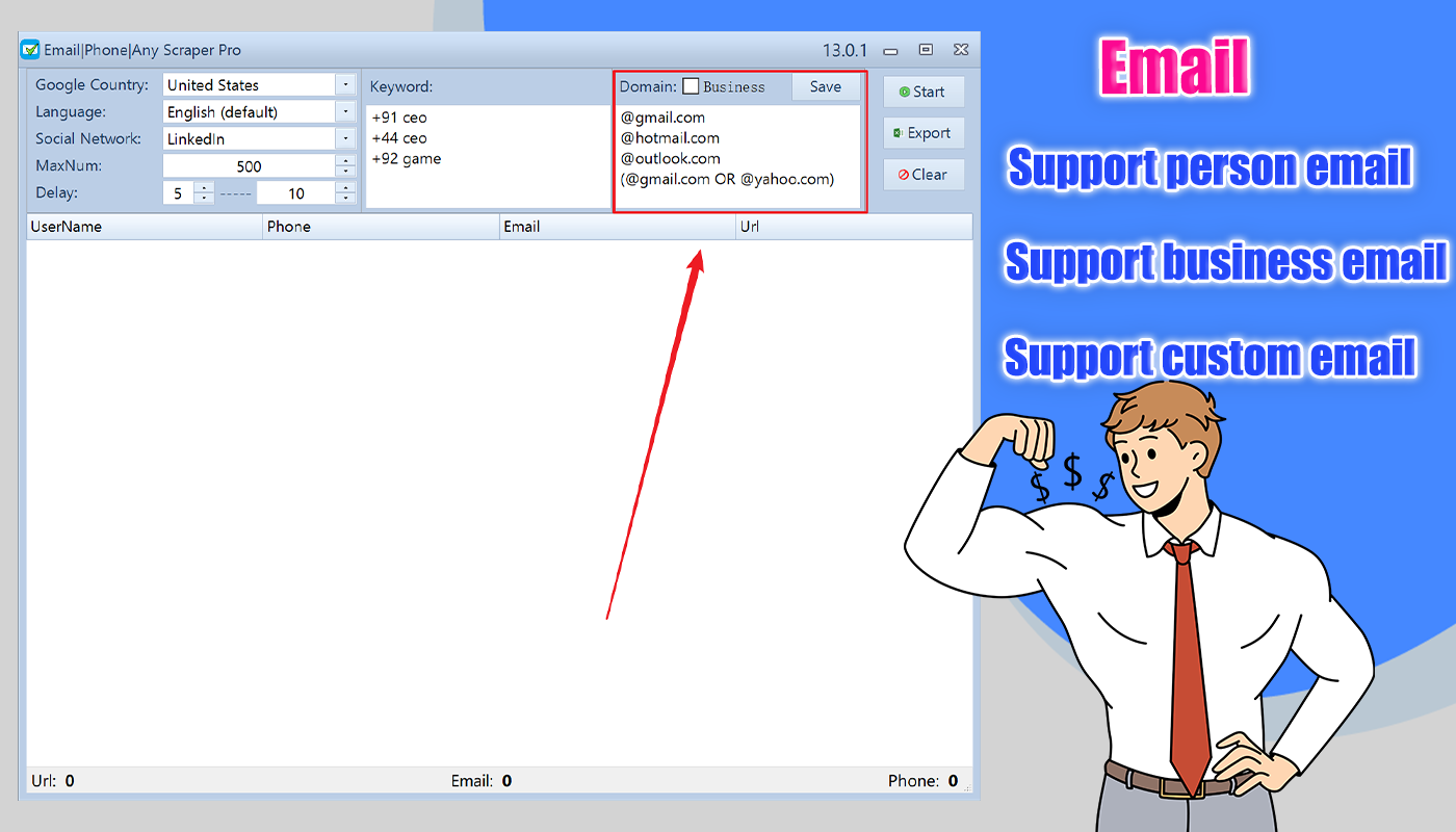 Emails|Phones|Any Bulk Scrape & Extractor Pro 13.1.2