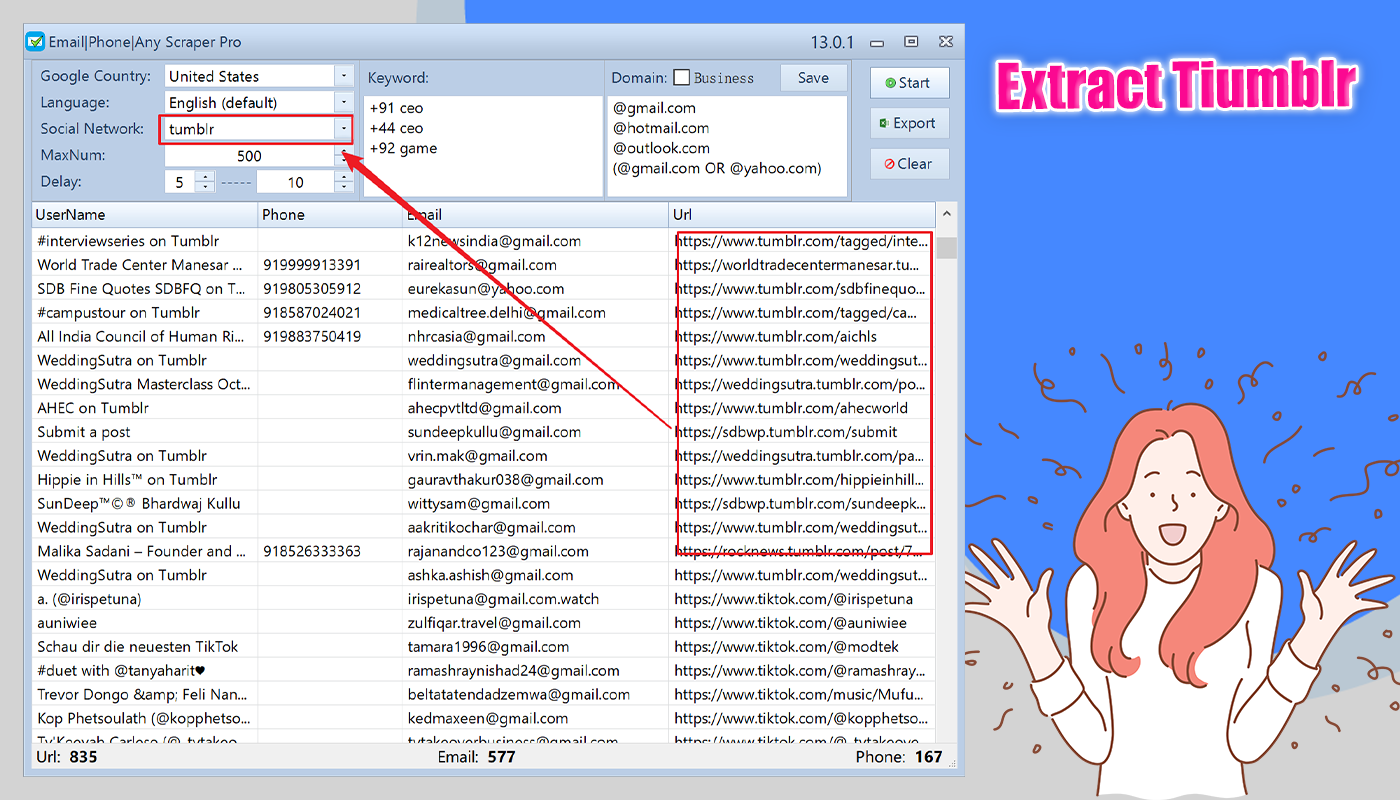 Emails|Phones|Any Bulk Scrape & Extractor Pro 13.1.2
