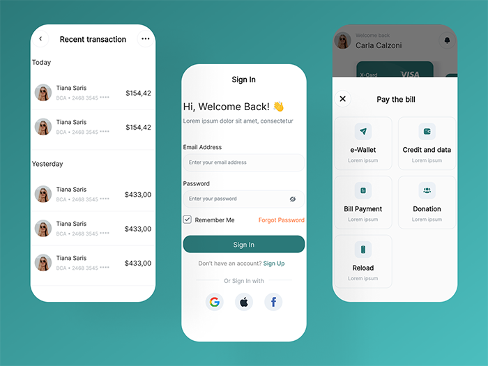 FinPro - Premium Finance Flutter App UI Template - 6