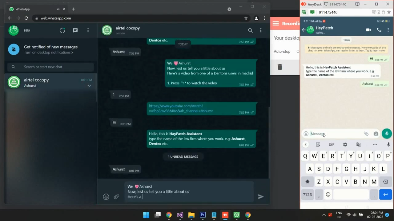 WhatsApp Auto-Reply + AI Bot - 8