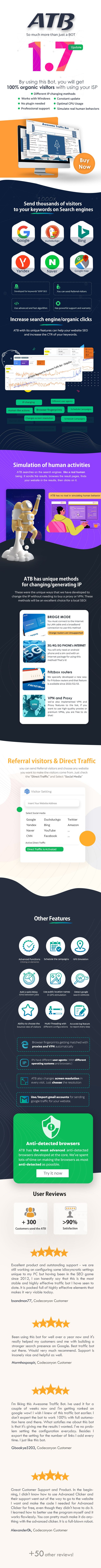Awesome Traffic Bot - Without using VPN & Proxy - 7