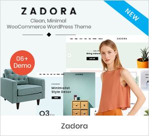 Zadora - Clean, Minimal WooCommerce WordPress Theme