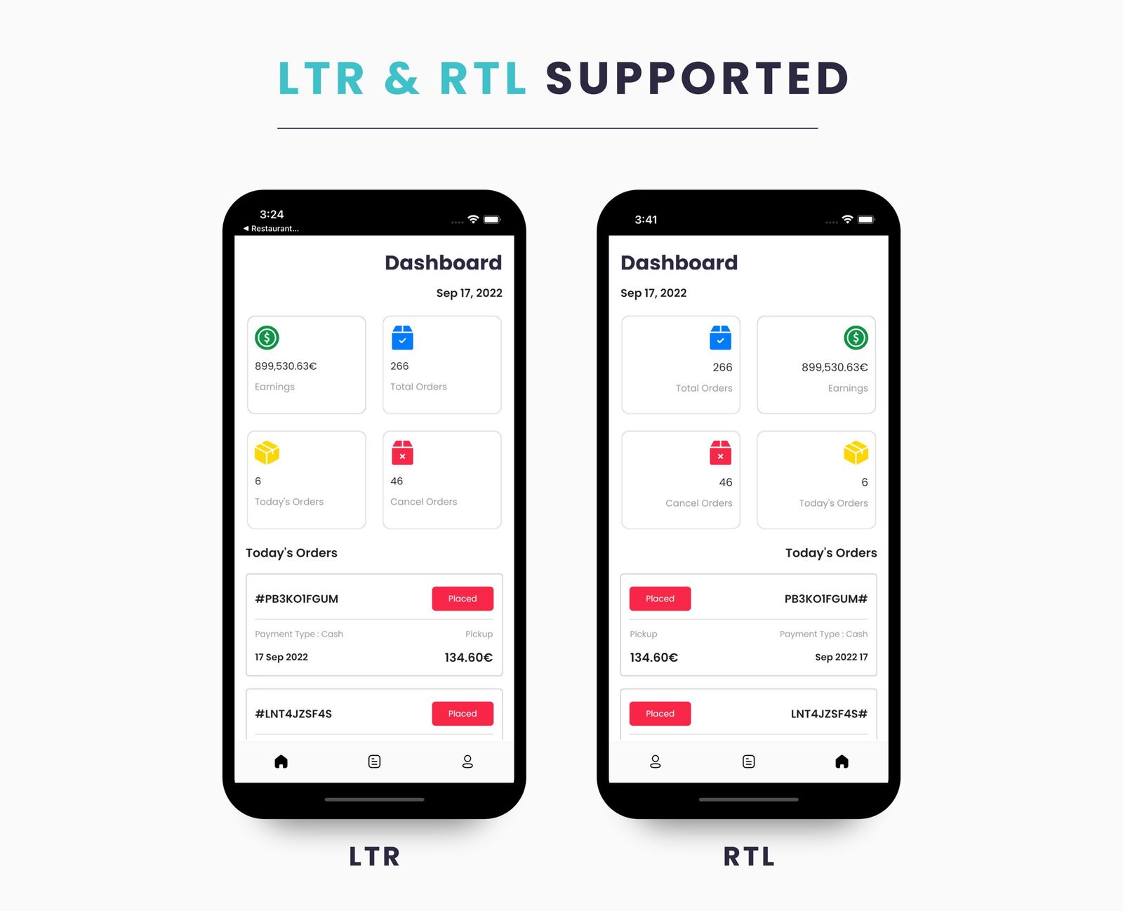 Single Restaurant - iOS Owner App - 8