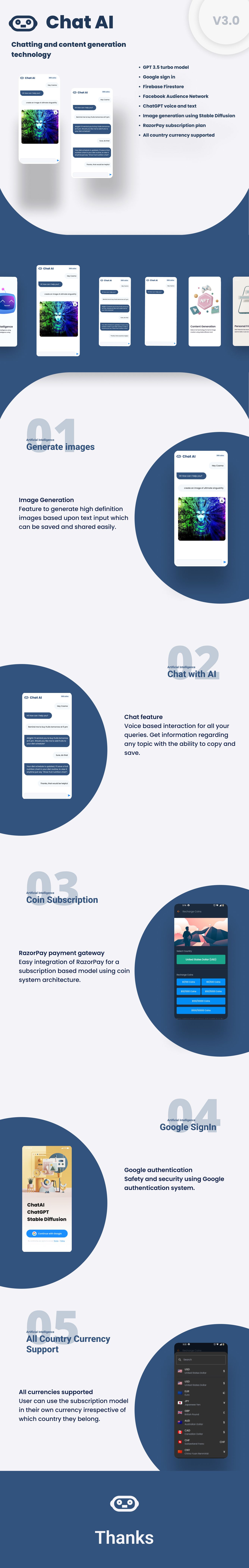 Chat Ai Chat GPT 3 5 Turbo And Stable Diffusion Ai Flutter App