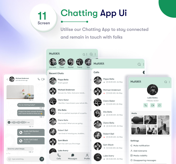 Multikit – Flutter Multipurpose UI Kit | Flutter 3.0 UI kit | Ready to Use | Developer Friendly
