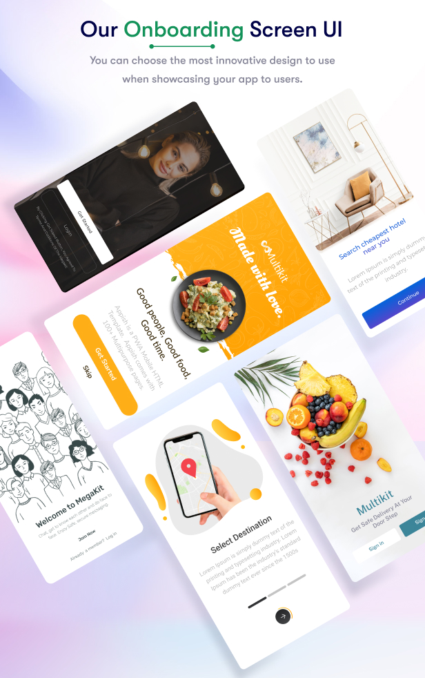 Multikit – Flutter Multipurpose UI Kit | Flutter 3.0 UI kit | Ready to Use | Developer Friendly