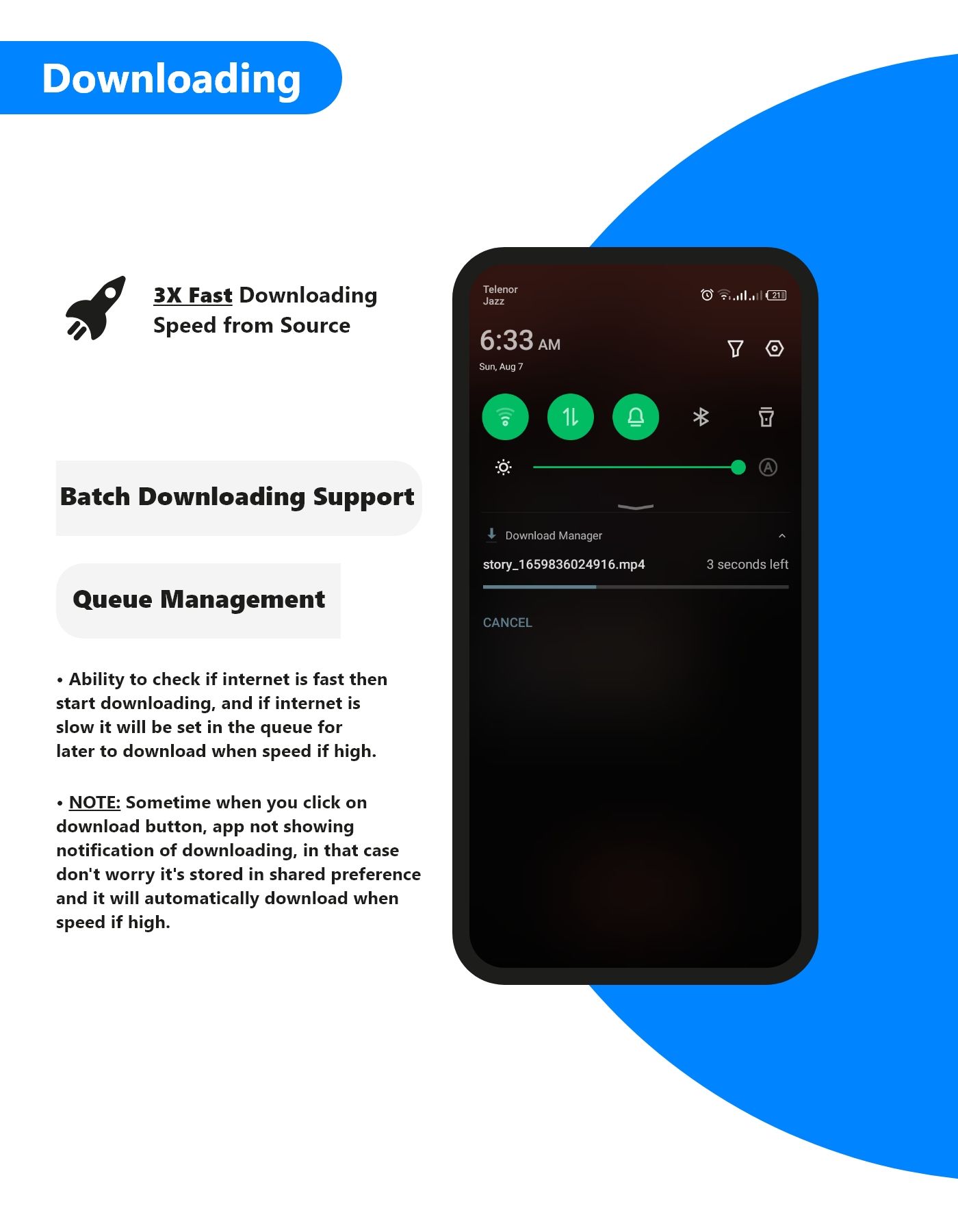 Video & Story Saver for Facebook - Android Studio, AdMob, OneSignal, Ready to Publish - 4