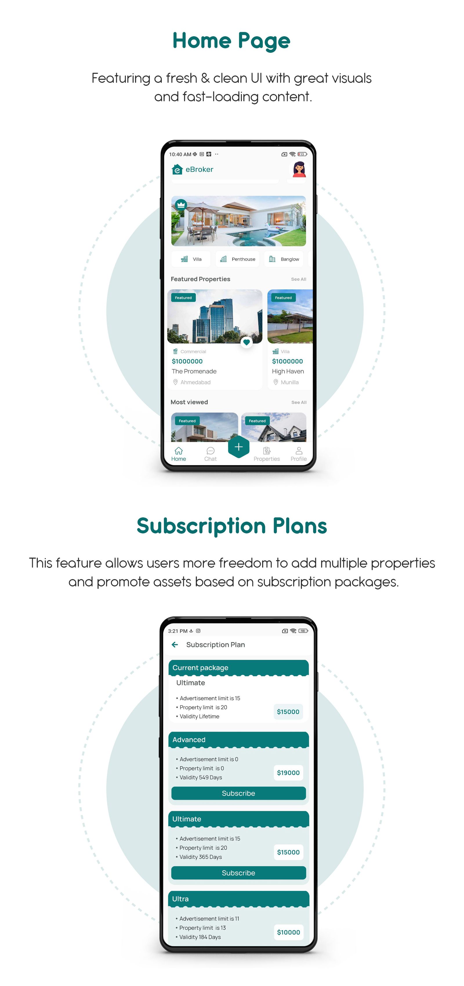 eBroker - Real Estate Property Buy-Rent-Sell Flutter app with Laravel Admin Panel - 9