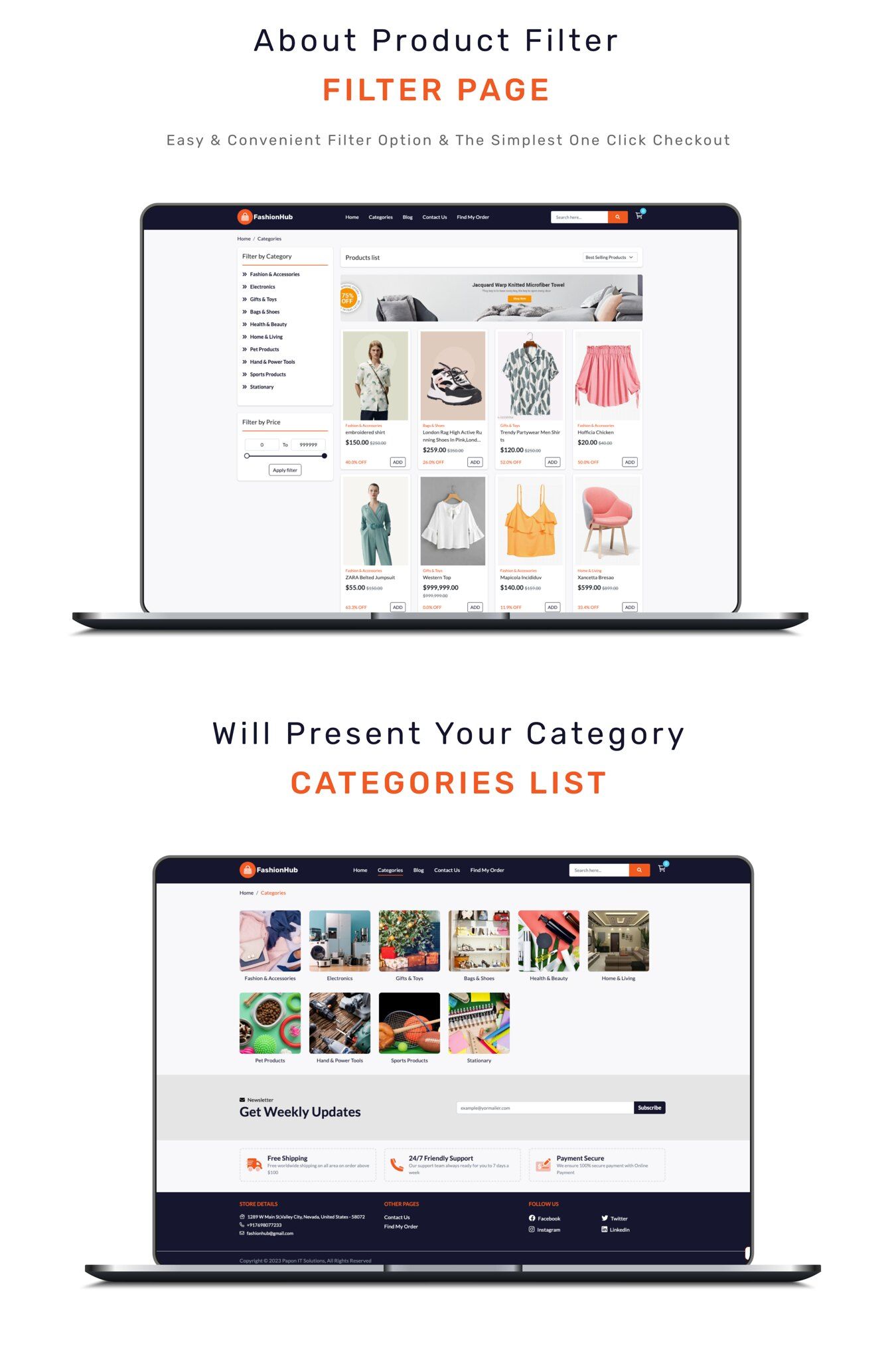 FashionHub SaaS - Multi Vendor SaaS eCommerce Business Website Builder SaaS - 6