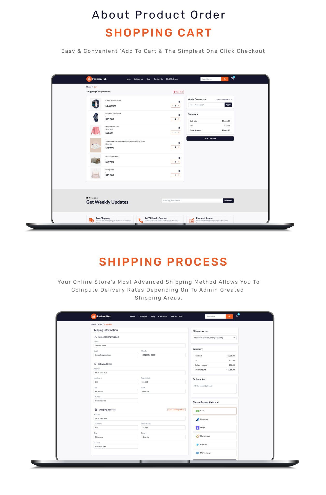 FashionHub SaaS - Multi Vendor SaaS eCommerce Business Website Builder SaaS - 7