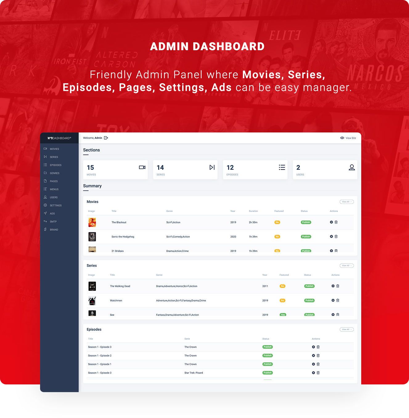 MoFlix - Ultimate PHP Script For Movie & TV Shows - 4