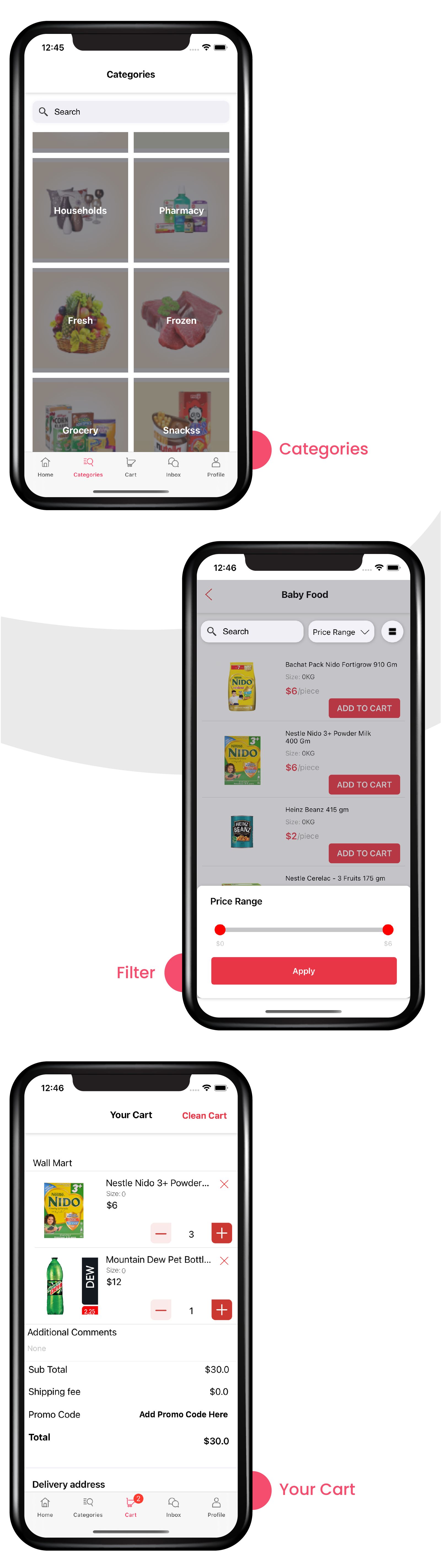 Freshly IOS- Native Multi Vendor Grocery, Food, Pharmacy, Delivery Mobile App with Admin Panel - 4