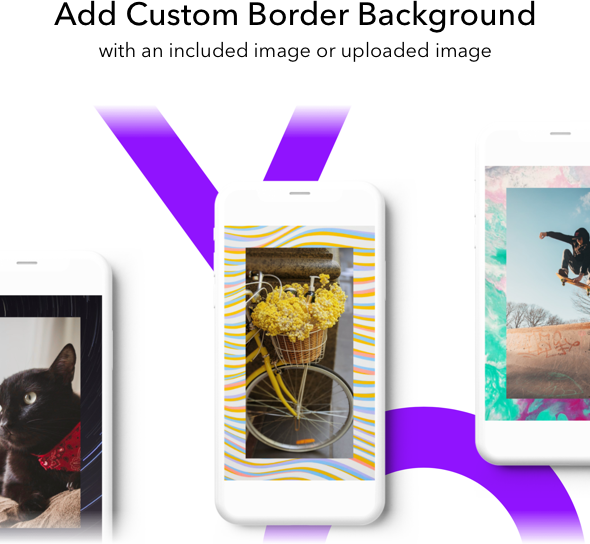 Add custom border background